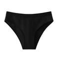 thumbnail image 1 of Panties for Women, Womens Cotton Underwear Sexy Lace Brazilian Panties Soft Breathable Cotton Bikini for Ladies Black XL, 1 of 2