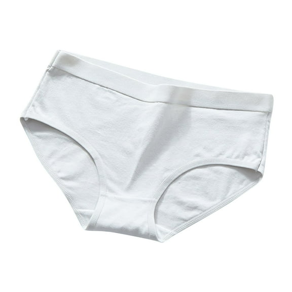 Panties for Women New High Waisted Cotton Underwear for Women Plus Size Butt Lifting Panties Full Coverages Briefs Panties Silvery M