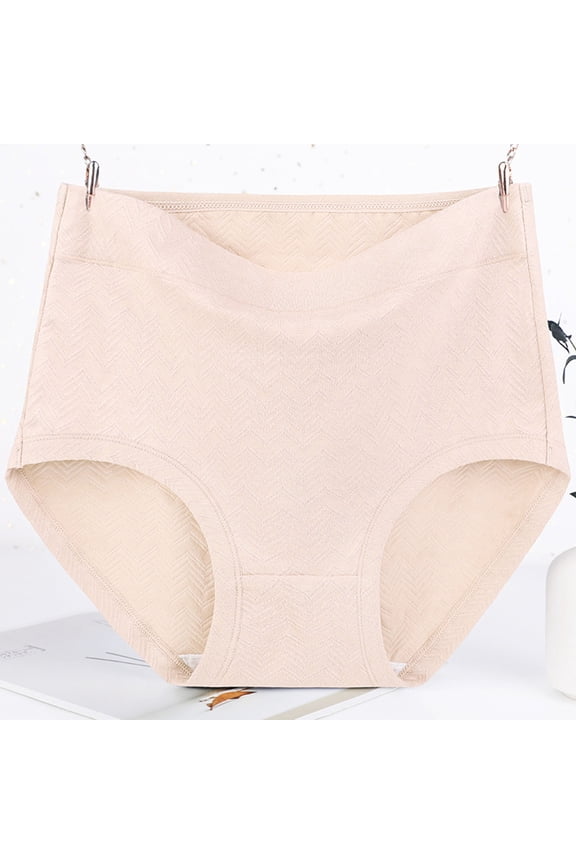 Pantis Brief Panties for Women Womens Panties Briefs Women's High Waisted Soft Breathable Panties Stretch Briefs Seamless Ladies Briefs