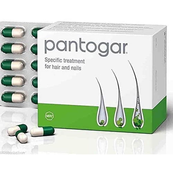 Pantogar Treatment For Hair and Nails, 90 capsules