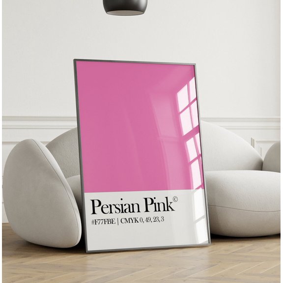 Pantone Color Style Wall Art Decor Unframed Paper Print