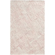 Pantone Colorscape Area Rug 42108 Pink Diagonal Boxes 3' 6" x 5' 6" Rectangle