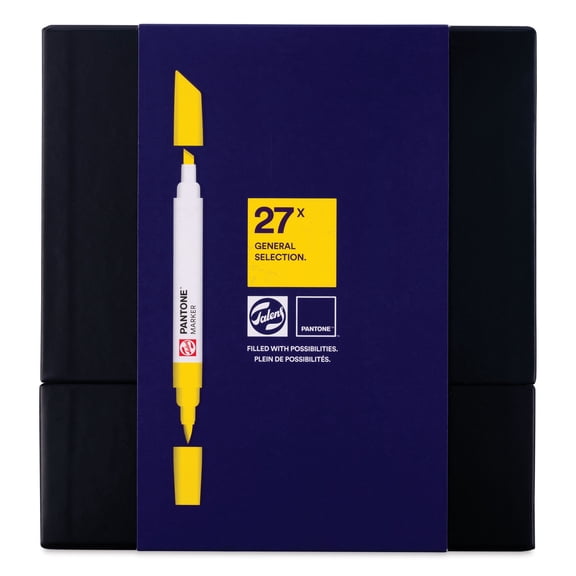 Pantone Dual Tip Markers - Set of 27, Assorted Colors