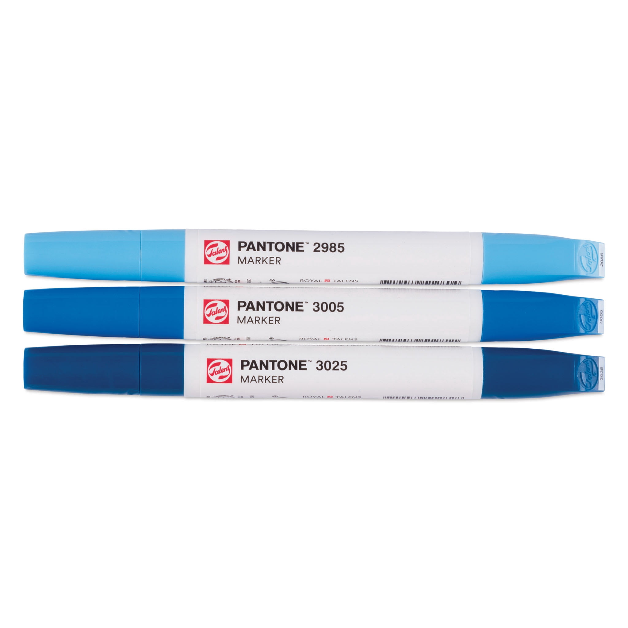 Pantone Dual Tip Markers - Set of 3, Blue