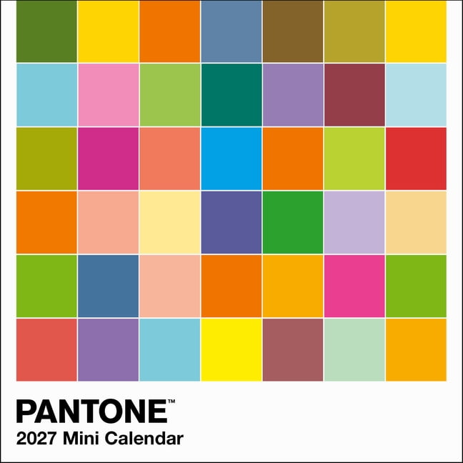 Pantone(tm) Mini Wall Calendar 2027, (Paperback)