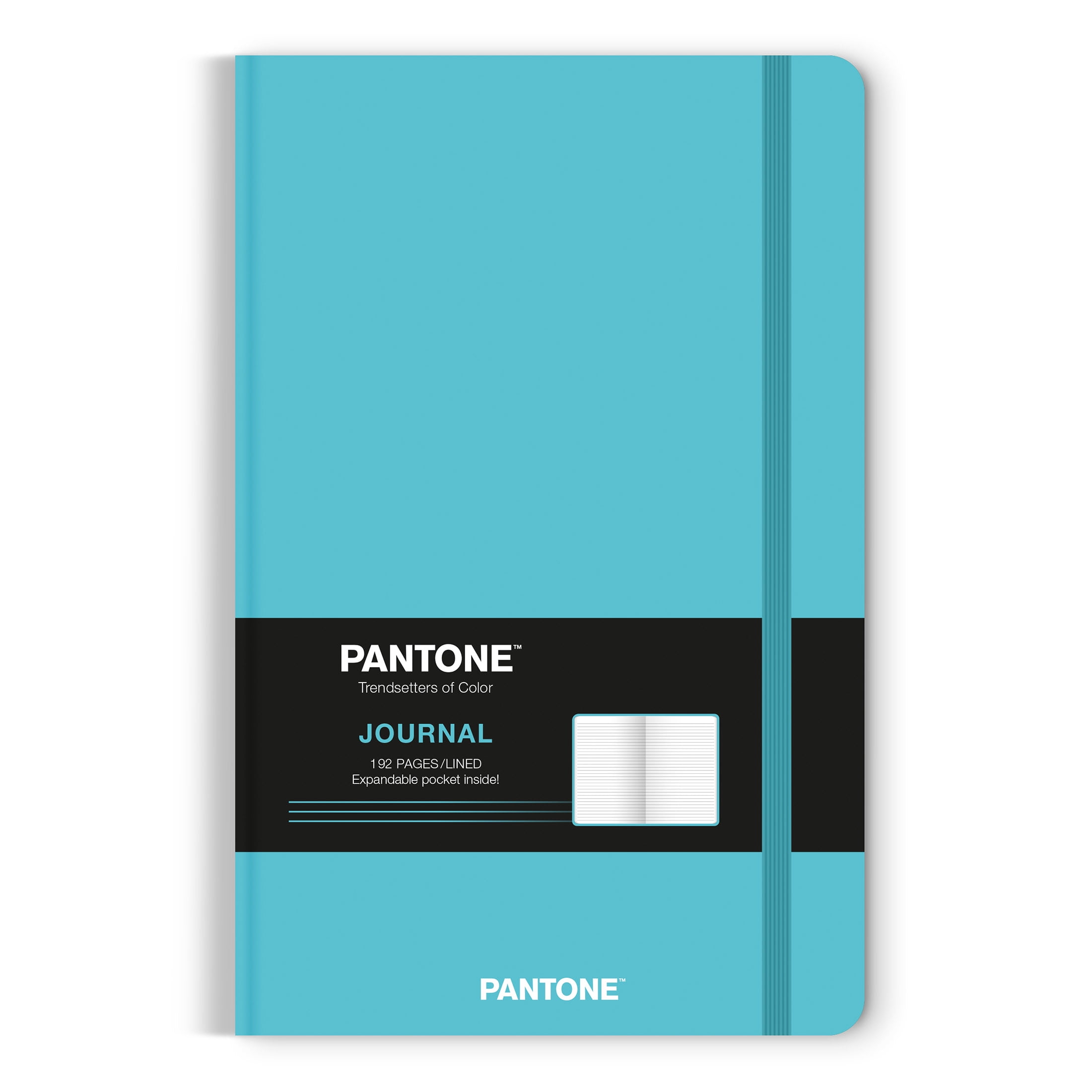 Pantone OFFICIAL Tropical Blue | 5.25x8.25" Lined Compact Journal | Non-Dated | BrownTrout