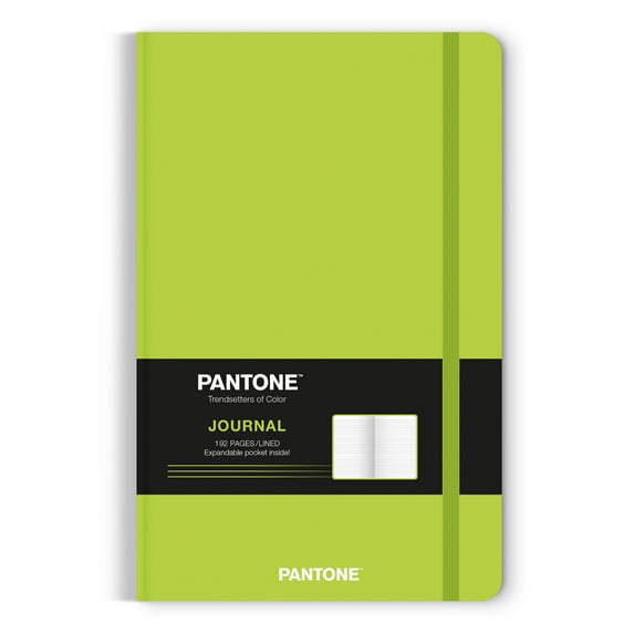 Pantone OFFICIAL Green Apple | 5.25x8.25" Lined Compact Journal | Non-Dated | BrownTrout