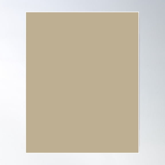 Pantone Pale Khaki 15-1216 Poster Wall Art, Modern Wall Decor For Living Room Bedroom, 24x36 UNFRAMED