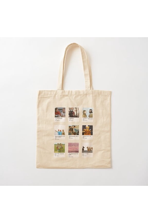 Pantone Wes Anderson Style 002 Canvas Tote Bags, Reusable Shopping Bag