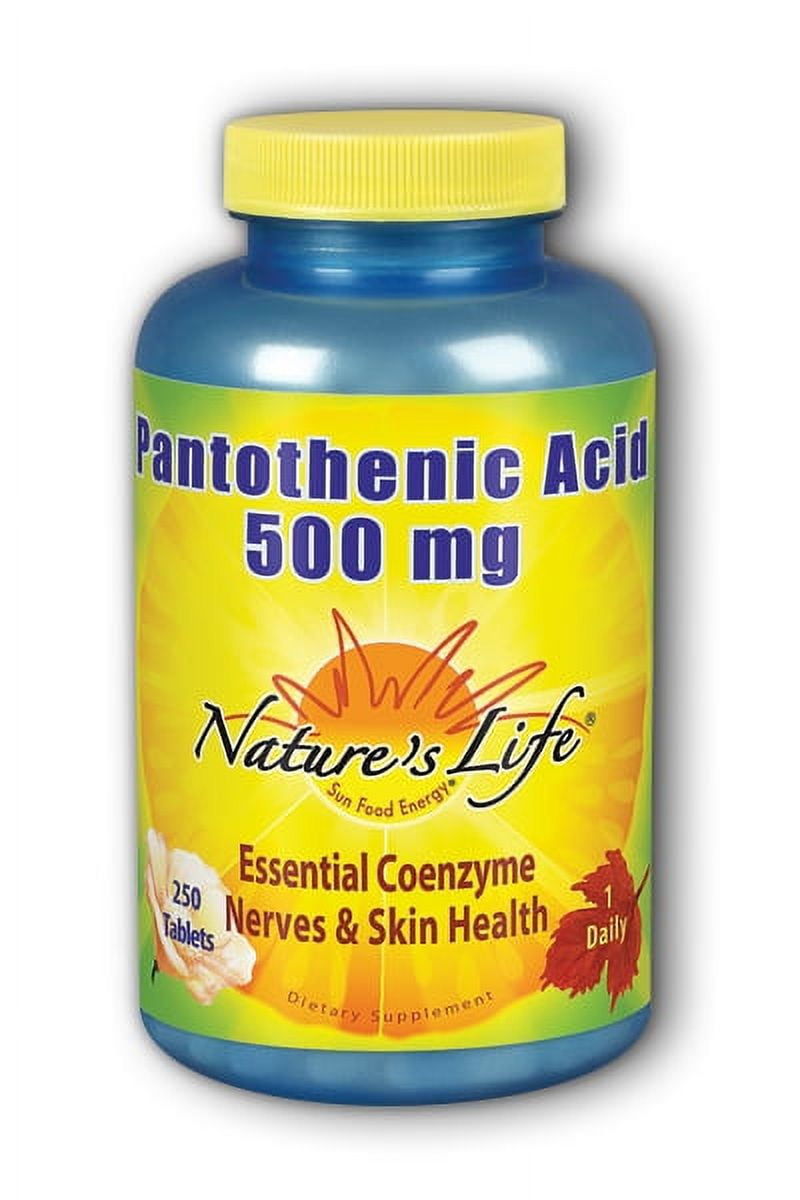 Pantothenic Acid, 500 mg 250ct