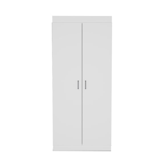 Pantry Cabinet Orlando Kitchen Storage - 63" High White Cabinet with Shelves - Freestanding Kitchen Organizer for Food & Kitchen Supplies
