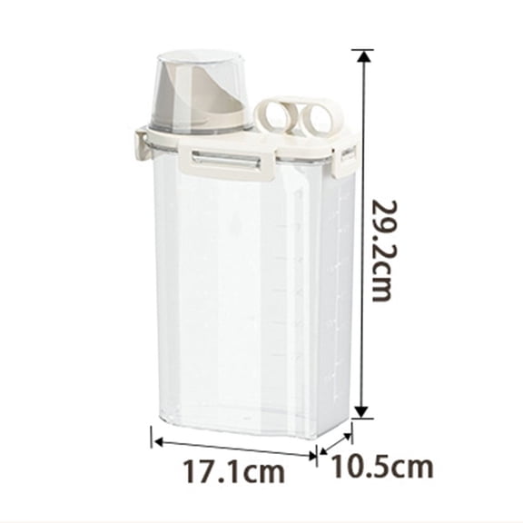 Pantry Home Kitchen Cereal Storage Bin Rice Dispenser Ergonomic Design