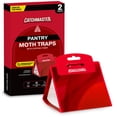 thumbnail image 1 of Catchmaster Pantry Moth Traps  2 Count with Pheroguard Technology, Sticky Pheromone Glue Traps for Food Storage Areas, 12 ft Radius Coverage, Monitor Grid, 1 of 6