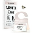 thumbnail image 1 of Pantry Moth Traps - Extra Strength Hanging Clothes Clothing Moth Traps with Pheromone for House Pantry Indoor Closets - 20 Pack, 1 of 3