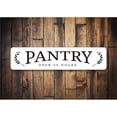 thumbnail image 1 of Pantry Open Novelty Decor, Metal Wall Sign - 4x18 Inches, 1 of 4