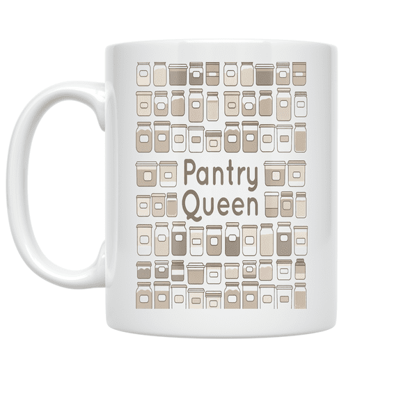 Pantry Organization Queen - Home Organizer - 11 oz Ceramic Coffee Mug