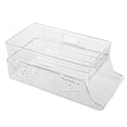 thumbnail image 1 of Pantry Organization and Storage 2-Layer(big) Beverage Holder for Fridge,Rolling Soda Can Organizer for Refrigerator Can Dispenser，Plastic Storage Rack for Fefrigerators, 1 of 10