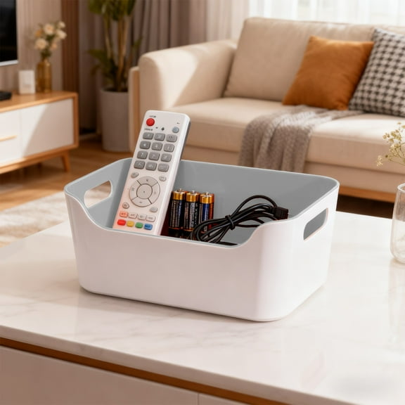 Pantry Organization And Storage Baskets, Open Storage Box Under Sink Organizers, Cabinet Organizing Containers, Kitchen Storage and Organizing Box Living Room Snack Storage Box