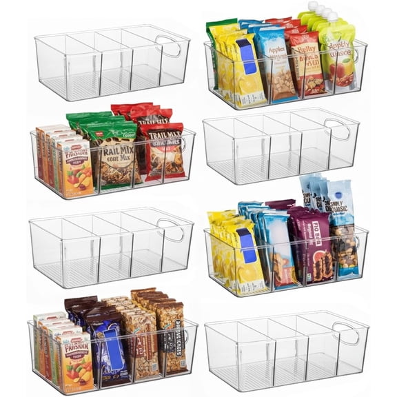 Pantry Organizers and Storage, Cabinet Organizer Kitchen Organizers and Storage - Fridge Organizer, Drawer Organizer & Snack Organizer - Refrigerator Organizers and Storage, Cupboard Shelf Organizer