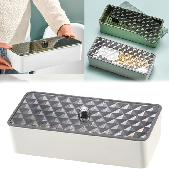 Pantry Organizers and Storage Clearance! Utensil Organizer Container Chopsticks Drain Storage Box Tableware Organizer Cutlery Drawer Organizer with Lid for Kitchen A Kitchen Storage Box