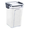 thumbnail image 1 of Pantry Organizers and Storage Airtight Plastic Canister Sets for Kitchen Counter, Food Storage Containers with Lids Clear Stackable Containers, 1 of 3
