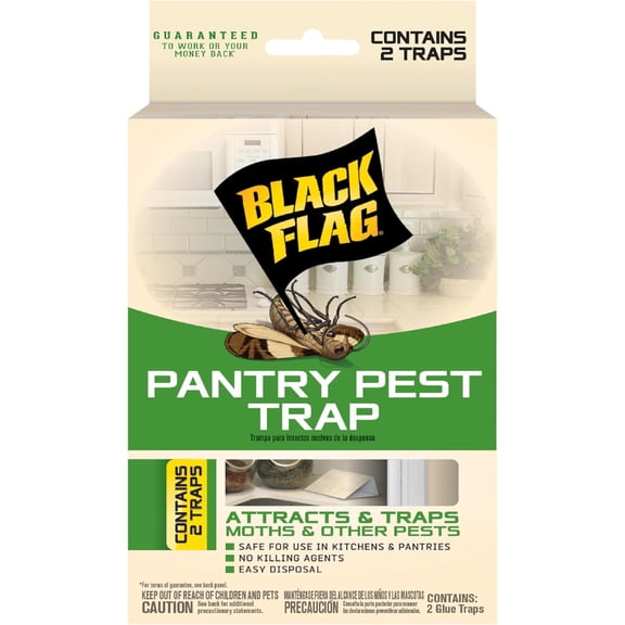 Pantry Pest Trap 2 Count, Insect Traps, Safe For Use In Kitchens And Pantries