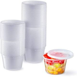 Promoze 25-Pack Meal Prep Plastic Microwavable Food Storage