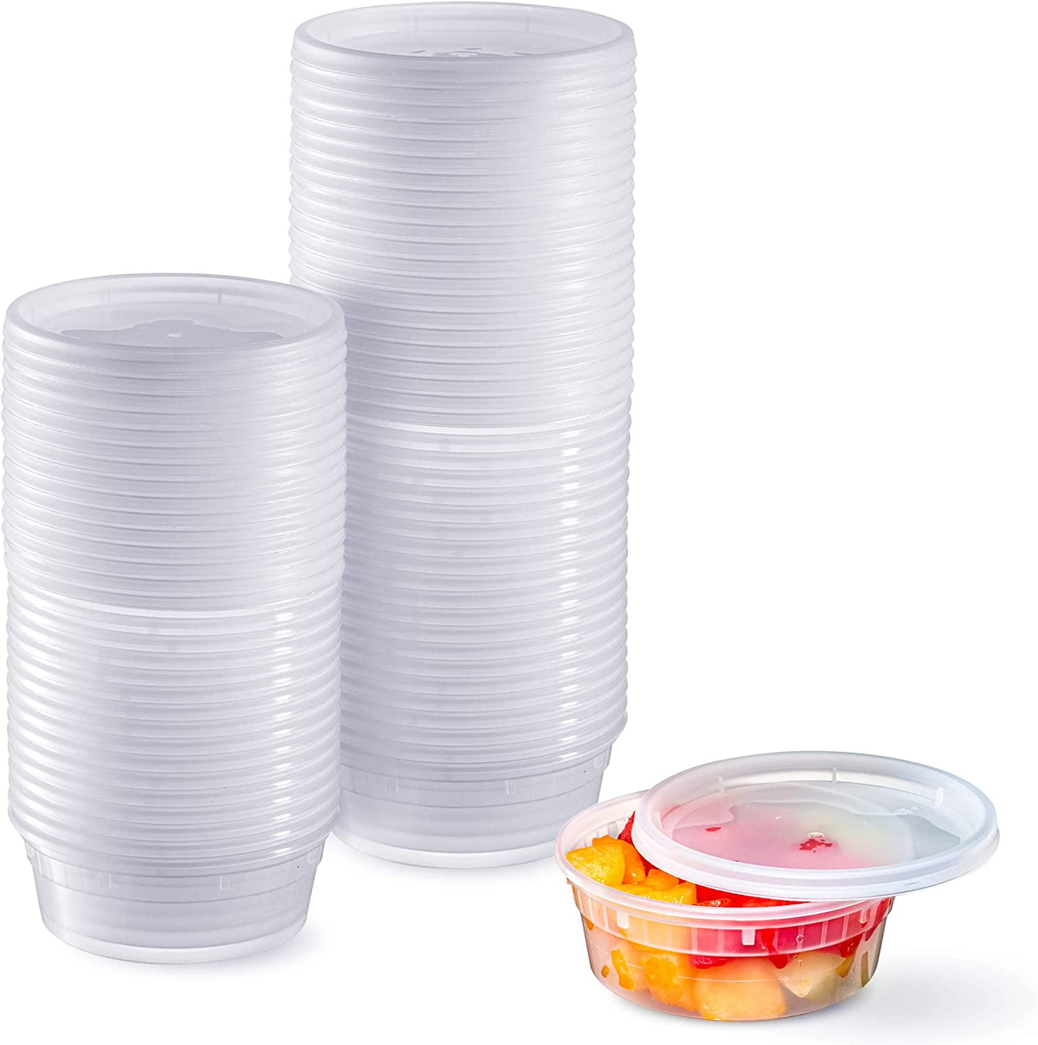 LEXI HOME 16-Piece Durable Meal Prep Plastic Food Containers with Snap Lock  Lids - Red MW1572 - The Home Depot
