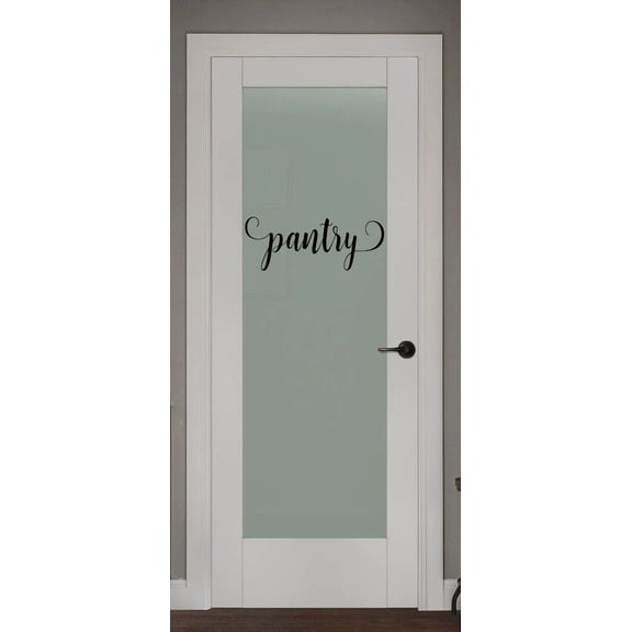 Pantry Vinyl Wall Decal Pantry Sign Pantry Door Decal Kitchen Lettering Sticker