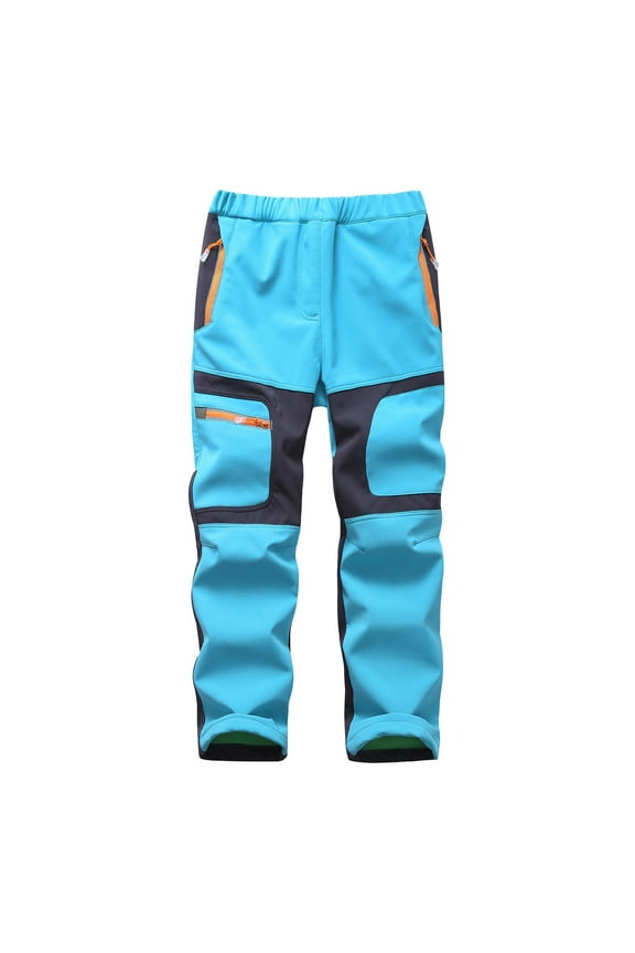 Pants Boys Pack Plain Print Boys Sweatpants Size 7 Classic Fit Activewear Baby Boy Trousers 0-3 Months with Pocket BU2,7-8 Years