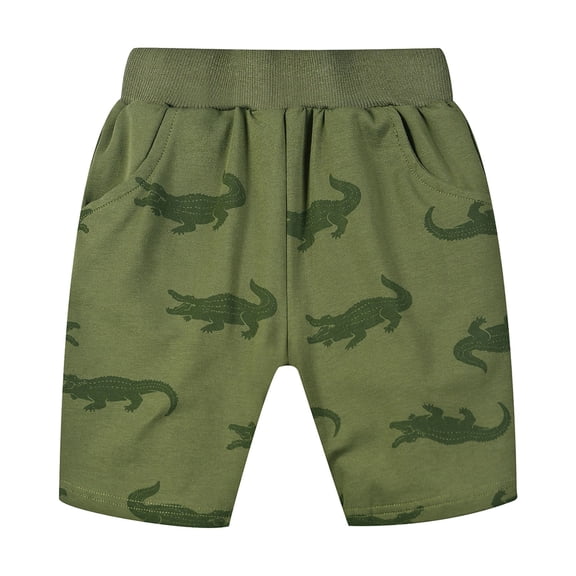 Pants Boys' Summer Cartoon Pattern Casual Sports Beach Wear Shorts Clothes Shorts For Boys G 4 Years-5 Years