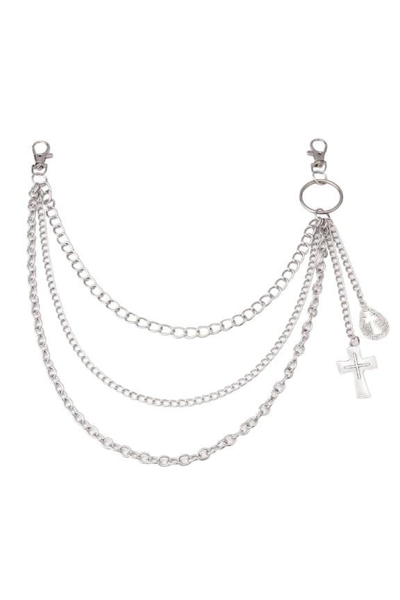 Pants Chain For Dancers Punk Eboy Jeans Side Punk Chain Multi-layer Chain for Trousers Skirt