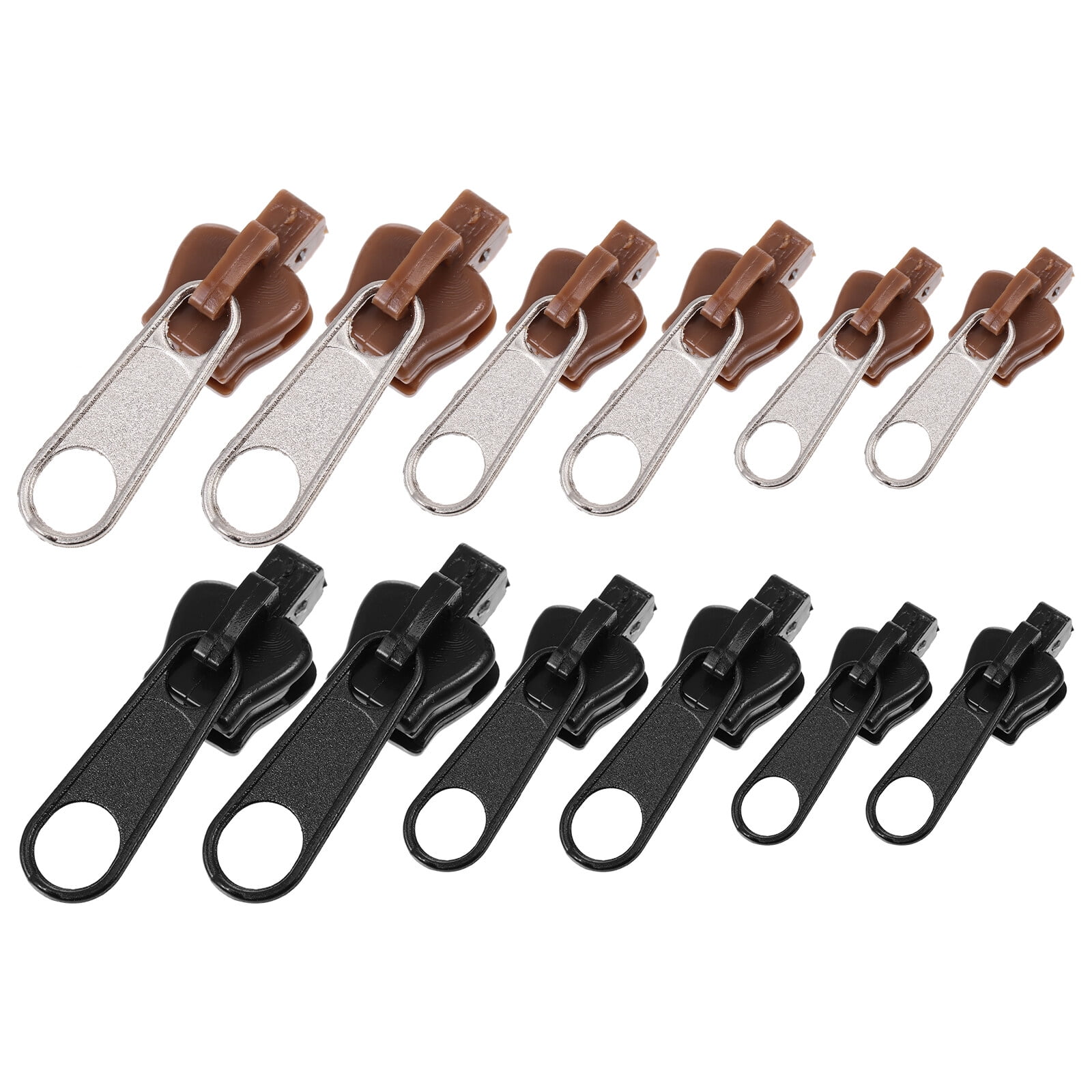 Pants Extender Metallic Jacket Zipper Pull Pulls DIY Garment Heads Luggage Fixer Zippers for