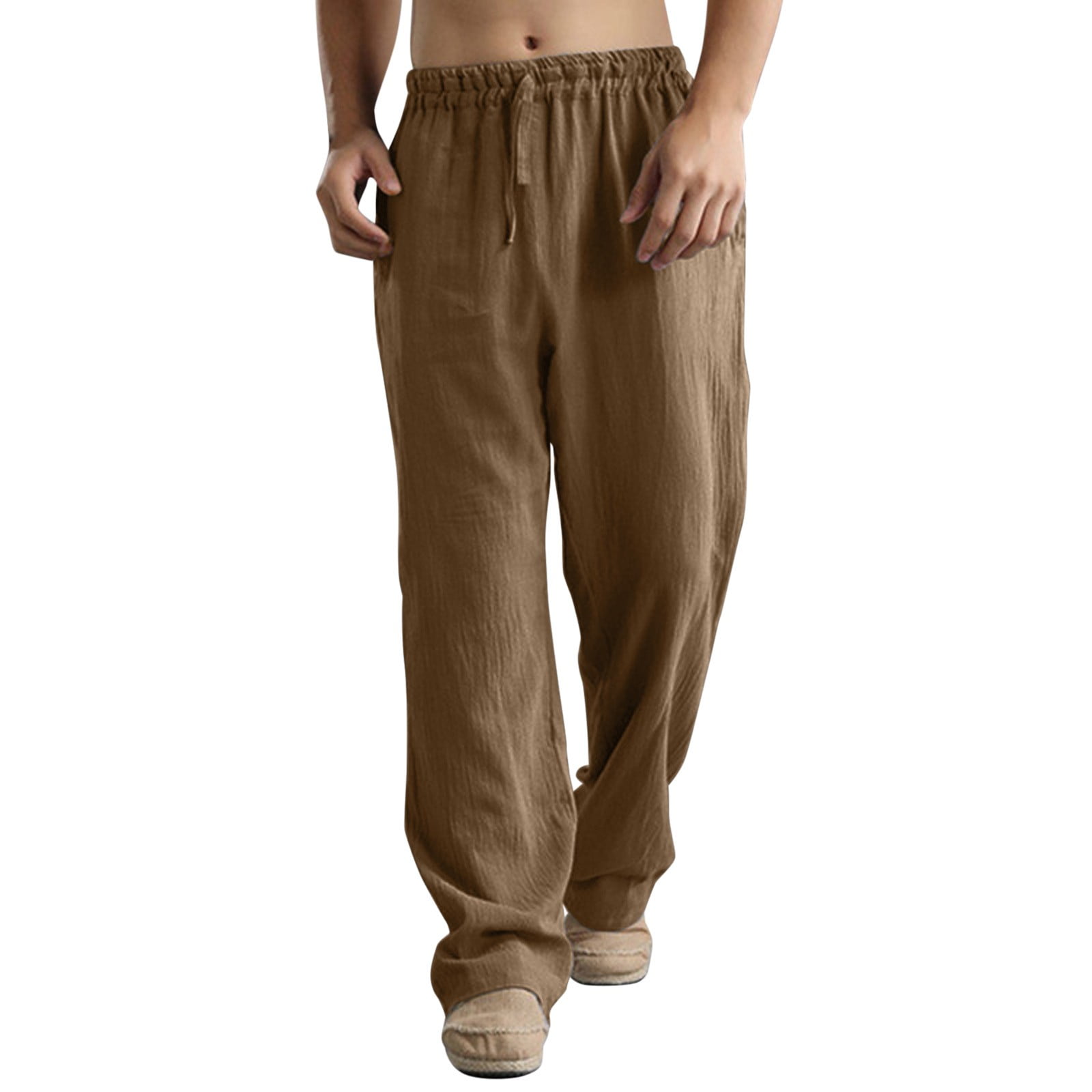 Pants For Men Fashion Baggy Spring And Summer Pant All Solid Color