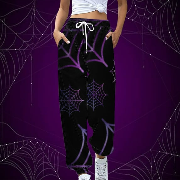 Pants For Women 2023 Women'S Trends Casual Full-Length Loose Pants Solid High Waist Trousers Long Leg Pants Black S