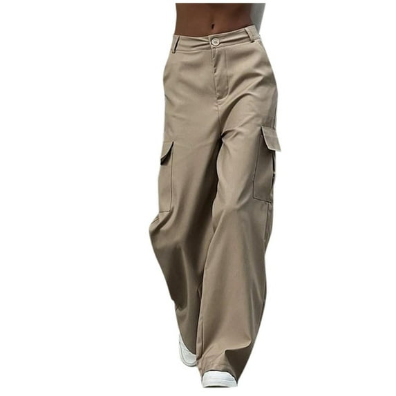 Pants For Women Casual Pants Women Khaki Work Pants For Women Loose Womens Pants Women'S Wide Leg Pants with Pockets Womens Fall Pants