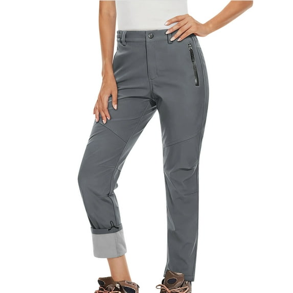 Pants For Women Sevevn Women's Snow Ski Hiking Pants Waterproof Fleece Lined Softshell Insulated Winter Snowboarding Outdoor Pants