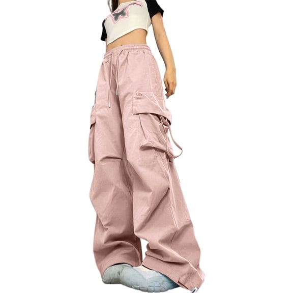 Pants For Women Straight Leg Draping Wide Leg Overalls High Waisted Slimming Pants Women's Pants