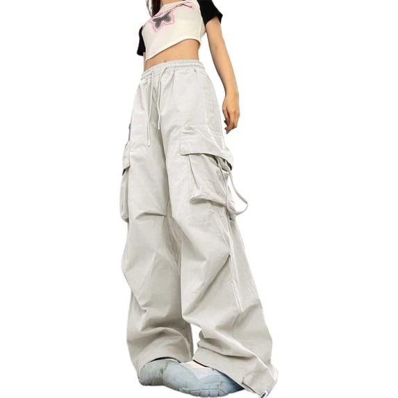 Pants For Women Straight Leg Draping Wide Leg Overalls High Waisted Slimming Pants Women's Pants