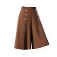 thumbnail image 1 of Pants For Women Summer Thin High Waist Slim Covering Six Piece Wide Leg Pants Women's Pants, 1 of 3