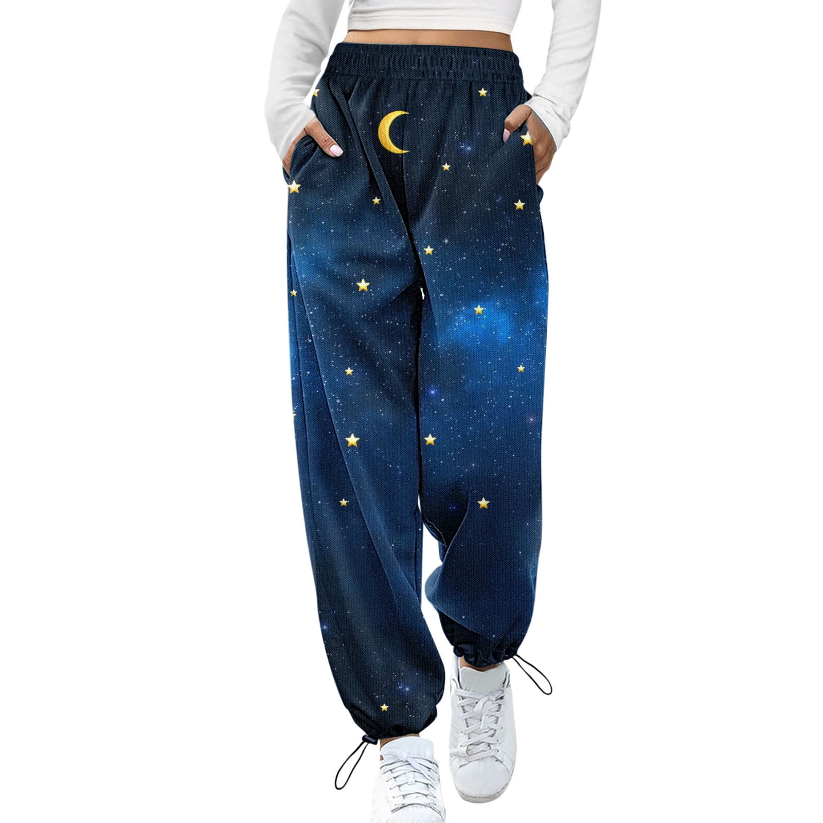 Cropped wide shop leg joggers