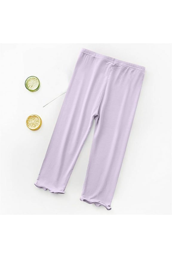 Pants Gift for Girls Floerns Girls Elastic Waist Sweatpants Jogger Pants Casual Kids Tight Pants Save Big