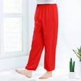 thumbnail image 1 of Pants for Girls 12-14 Casual Elastic Wide Leg Pants with Pockets High Elastic Waist Loose Trousers Preppy Cotton Linen Pants Bottoms Jogger Pants School Athletic Workout Joggers Pants My Orders, 1 of 4