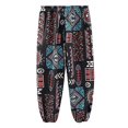 thumbnail image 1 of Pants for Girls 4T Casual Comfortable Stretch Printed Pants with Pockets Solid Lounge Long Trousers Pull on Elastic Waist Loose Pants High Waisted Wide Leg Pleated Pant 2025 Summer School Pants, 1 of 2