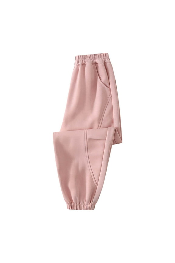 Pants for Girls Casual Pants for Girls Girls Casual Jogger Pants Kids Athletic Sweatpants For Everyday Wear Comfortable Loose Fit Spring Fall Winter Outdoor Play Sports Outfits Trendy Fashion