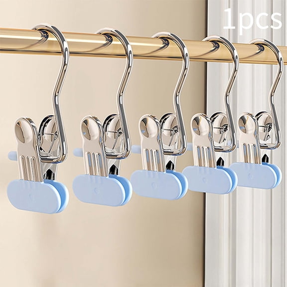 Pants Hangers with Clips 9 Pack,Stainless Steel Non Slip Hangers for Pants, Strong Spring Clip Hangers with Soft Rubber Coating ,For Pants Heavy Duty Clip Hangers for Closet Storage
