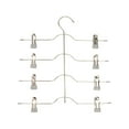 thumbnail image 1 of Pants Hangers with Clips,Space Saving Hanging Closet Organizer,4 Tiers Skirt Hangers,Closet Organizer-Clothes Hangers,College Dorm,Apartment Essentials for Closet Bottom,Grey,13x14.96",0.13",0.15", 1 of 9