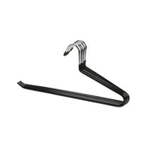 Pants Hangers Non Slip,10 Pack Open Ended Hangers for Pants, Metal Jean Rack for Closet,Open-Ended Trouser Hanger,Non Slip Heavy Duty Iron Clothes Rack for Closet Space Saving Storage Organizer