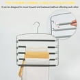 thumbnail image 1 of Pants Hangers, Non Slip Space Saving Hangers, Multi-Layer Swing Arm Pants Hanger, Stainless Steel Space Saver Hanger Closet Storage Organizer for Jeans Trouser Slacks Clothes, 1 of 6