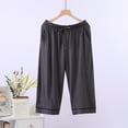 thumbnail image 1 of Pants Lightweight Soft Pajama Pants Loose Sleep Bottoms Drawstring Sleepwear Wear with Pockets Pants Suit for Women Casual Women Casual Pants Petite 3/4 Pants for Women Casual Womens Pant Suits, 1 of 5